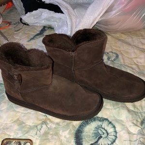 Brown Faux Fur Boots, Wowens Sz11